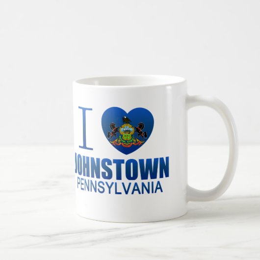 I Love Johnstown, PA Koffiemok (Rechts)