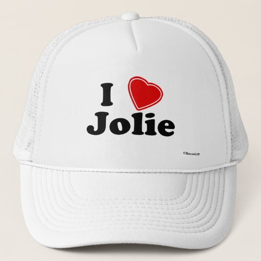 I Love Jolie Trucker Pet (Voorkant)