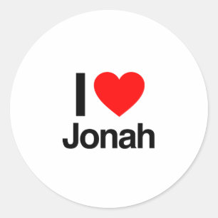 i love jonah ronde sticker