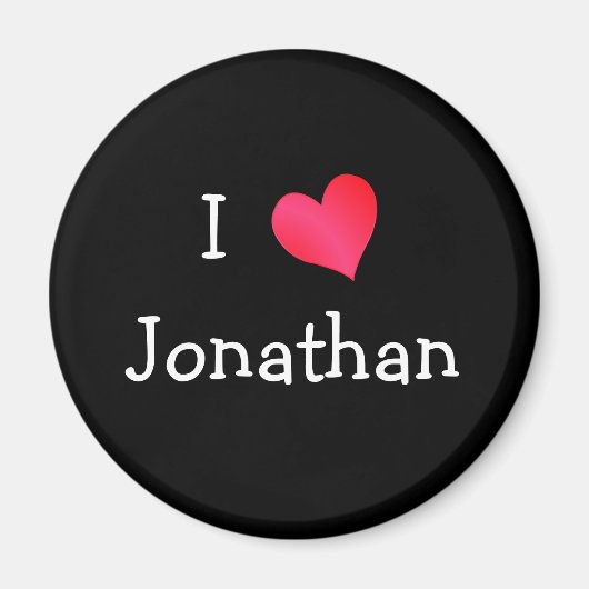 I Love Jonathan Magneet (Voorkant)