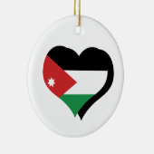 I Love Jordan Flag Ornament (Rechts)