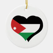 I Love Jordan Flag Ornament (Voorkant)