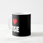 I Love Jose - Heart  Koffiemok (Voorkant links)