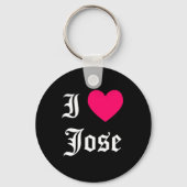 I Love Jose Sleutelhanger (Voorkant)