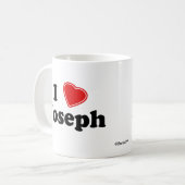 I Love Joseph Koffiemok (Voorkant links)