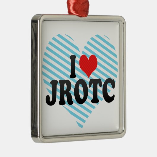 I Love JROTC Metalen Ornament (Rechts)