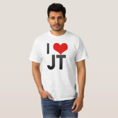 I Love JT T-shirt (Voorkant volledig)