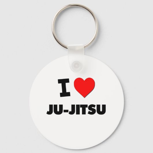 I Love Ju-Jitsu Sleutelhanger (Voorkant)