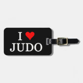 I Love Judo Bagagelabel (Voorkant horizontaal)