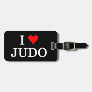 I Love Judo Bagagelabel