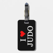 I Love Judo Bagagelabel (Achterkant verticaal)