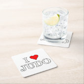 I Love Judo Kartonnen Onderzetters (Insitu)