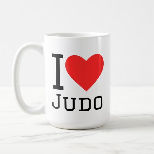 I love judo koffiemok (Links)
