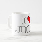 I Love Judo Koffiemok (Voorkant links)