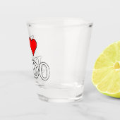 I Love Judo Shot Glas (Rechts)