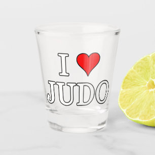 I Love Judo Shot Glas