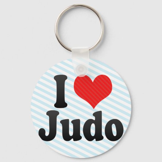 I Love Judo Sleutelhanger (Voorkant)