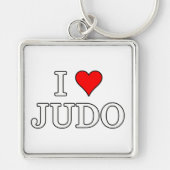 I Love Judo Sleutelhanger (Voorkant)