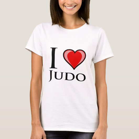 I Love Judo T-shirt (Voorkant)