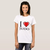I Love Judo T-shirt (Voorkant volledig)