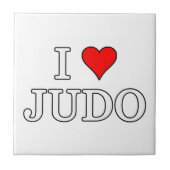 I Love Judo Tegeltje (Voorkant)