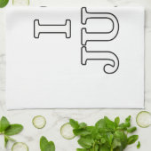 I Love Judo Theedoek (Gevouwen)