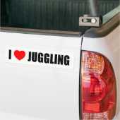I Love Juggling Bumpersticker (Op Truck)