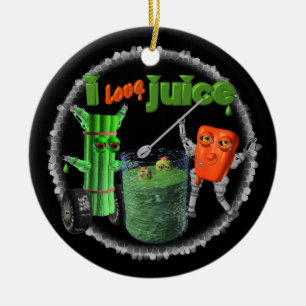 I Love Juice sjabloon 100+ items Keramisch Ornament