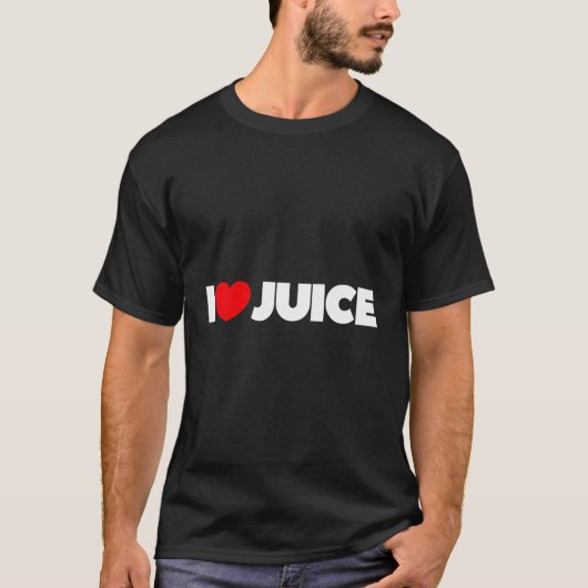 I Love Juice T-shirt (Voorkant)
