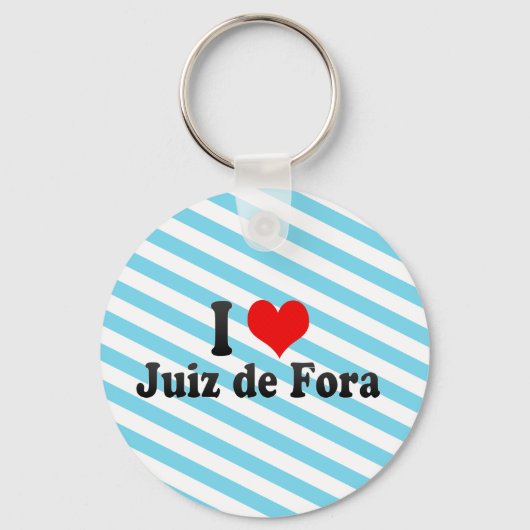 I Love Juiz de Fora, Brazilië Sleutelhanger (Voorkant)