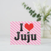 I Love Juju Briefkaart (Staand voorkant)