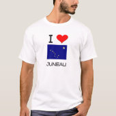 I Love JUNEAU Alaska T-shirt (Voorkant)