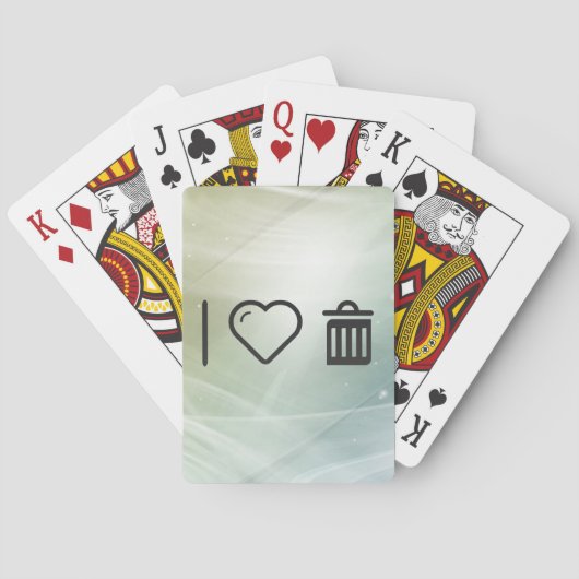 I Love Junk Pokerkaarten (Achterkant)