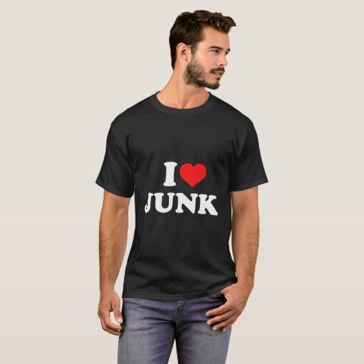 I Love Junk T-shirt (Voorkant volledig)