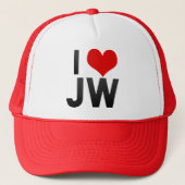 I Love JW Trucker Pet (Voorkant)