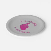 I love K-DRAMA        Papieren Bordje (Gekanteld)