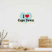 I Love Kaapstad, South Africa Poster (Keuken)
