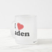 I Love Kaden Matglas Koffiemok (Voorkant links)