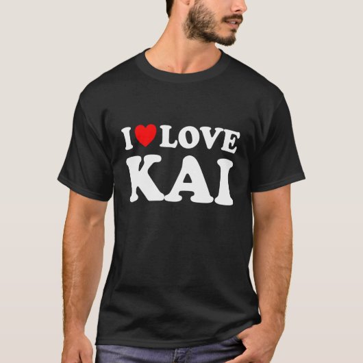 I Love Kai I Heart Kai T-shirt (Voorkant)