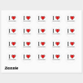 I Love Kajukenbo Ronde Sticker (Vel)