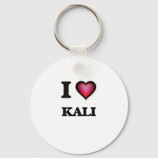 I Love Kali Sleutelhanger (Voorkant)