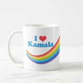 I Love Kamala Harris Cute Rainbow Koffiemok (Links)