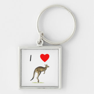 I Love Kangaroos (2) Sleutelhanger