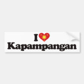 I Love Kapampangan Bumpersticker (Voorkant)