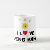 I Love Kapeng Barako Coffee Mok (Center)