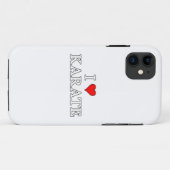 I Love Karate Phone Case (Achterkant (horizontaal))