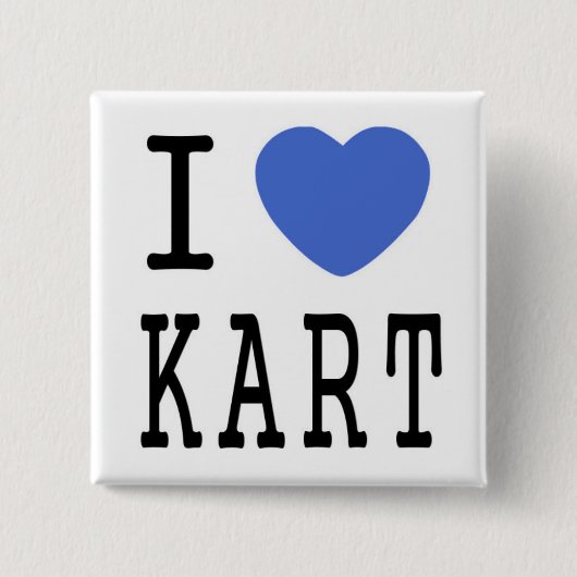 I Love KART Button (Voorkant)