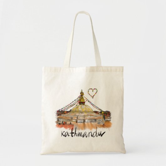 I love Kathmandu Tote Bag (Voorkant)