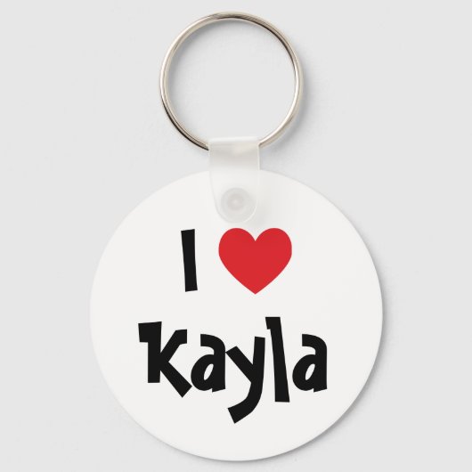 I Love Kayla Sleutelhanger (Voorkant)
