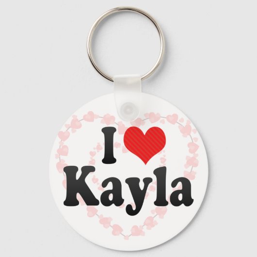 I Love Kayla Sleutelhanger (Voorkant)